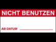3: Wartungs-Etiketten (Nicht benutzen)