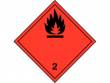 8: Gefahrgutschild Klasse 2.1 - Entzündbare Gase