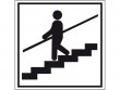 22: Hinweisschild - Treppe mit Geländer