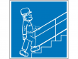 23: Hinweisschild - Treppe mit Geländer