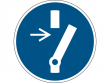 21: Gebotsschild - Vor Wartung oder Reparatur freischalten (gemäß DIN EN ISO 7010, ASR A1.3)
