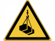 15: Warnschild - Warnung vor schwebender Last (gemäß DIN EN ISO 7010, ASR A1.3)