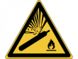 29: Warnschild - Warnung vor Gasflaschen (gemäß DIN EN ISO 7010, ASR A1.3)